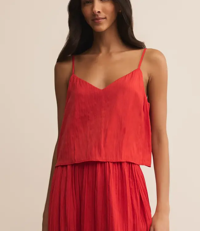 Fiore Crinkle Satin Tank