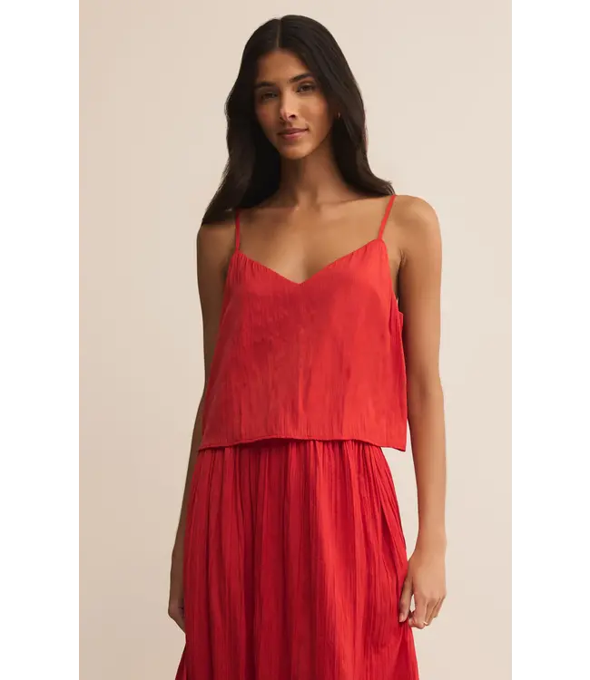 Fiore Crinkle Satin Tank