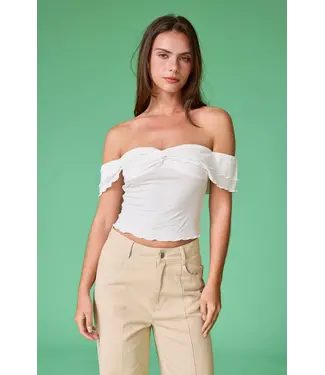 Piper Off Shoulder Ruffle Top