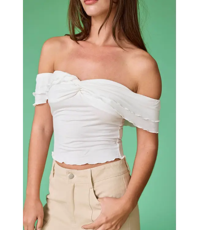 Piper Off Shoulder Ruffle Top