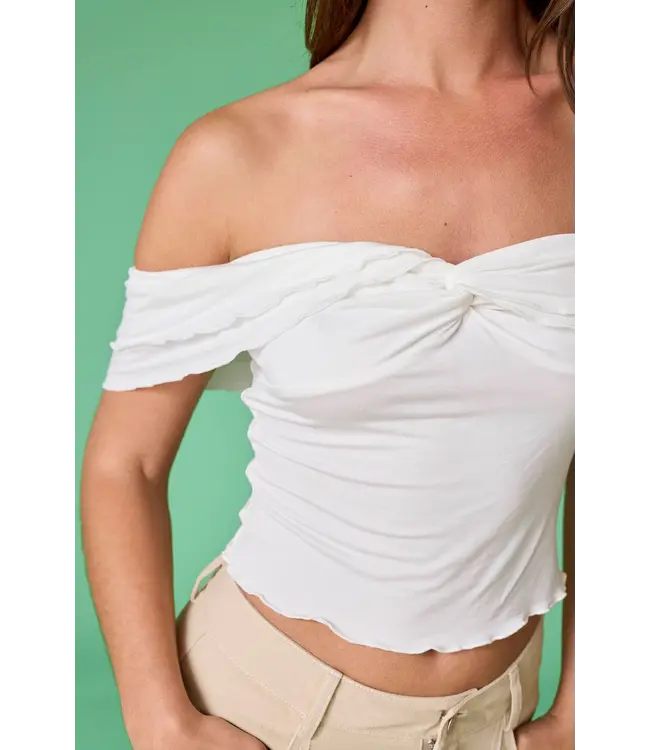 Piper Off Shoulder Ruffle Top