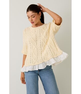Sunday Edition Dream Cable Sweater