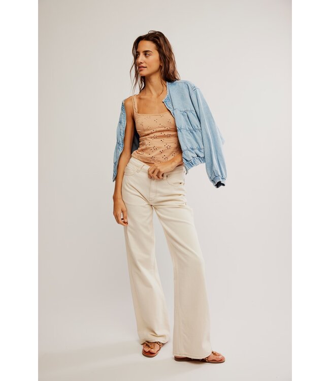 Full Bloom Eyelet Cami