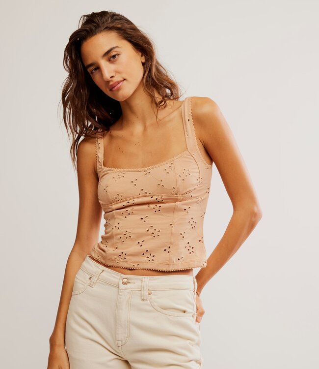 Full Bloom Eyelet Cami
