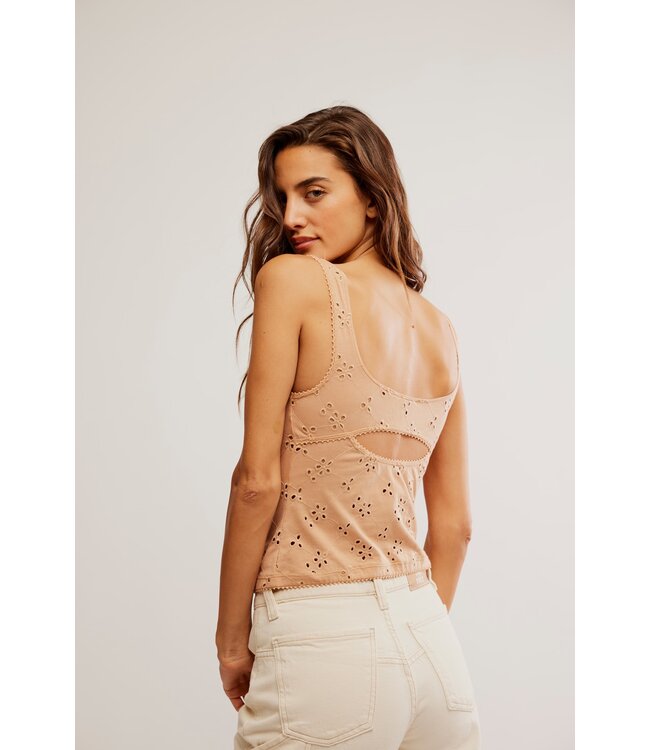 Full Bloom Eyelet Cami
