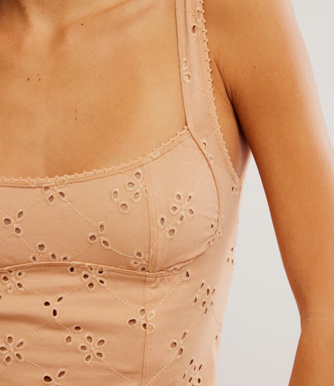 Full Bloom Eyelet Cami