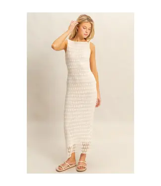 HYFVE Arizona Cream Knit Dress