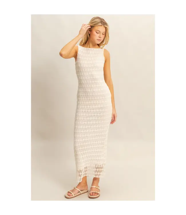 Arizona Cream Knit Dress
