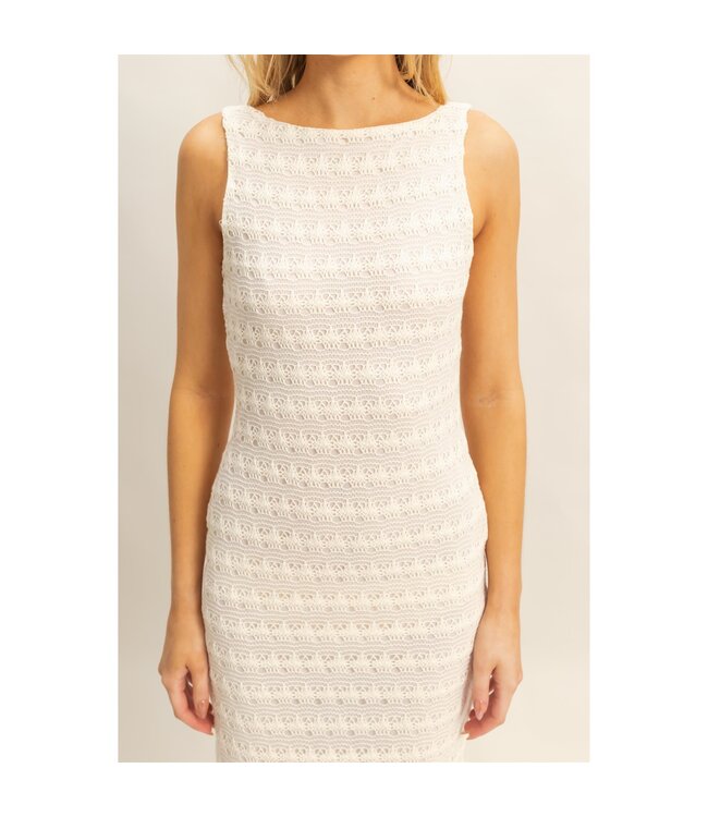 Arizona Cream Knit Dress