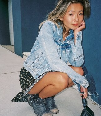 Free People Rumors Denim Jacket
