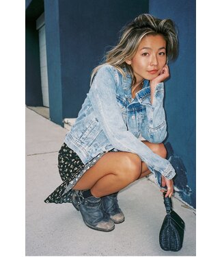Free People Rumors Denim Jacket
