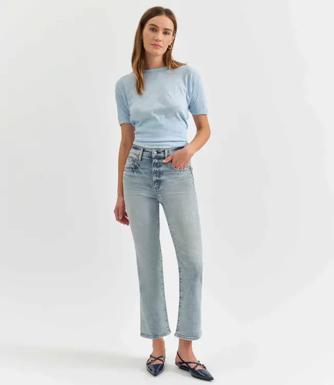 Shy Girl High Rise Crop Flare