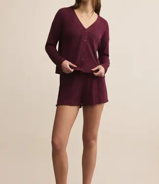 Z Supply Dawn Smocked Rib Short