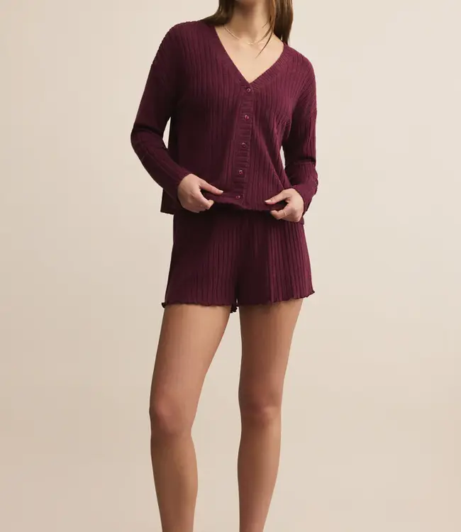 Dawn Smocked Rib Short