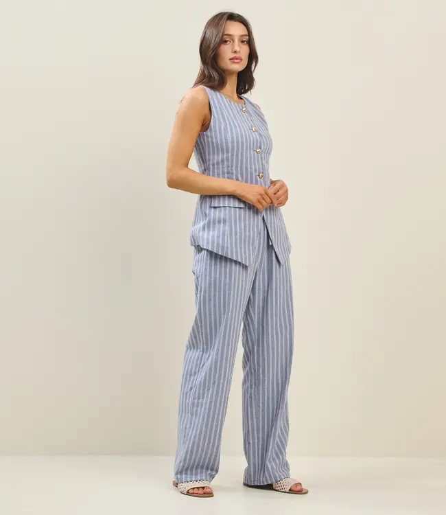 Amelia Striped Vest