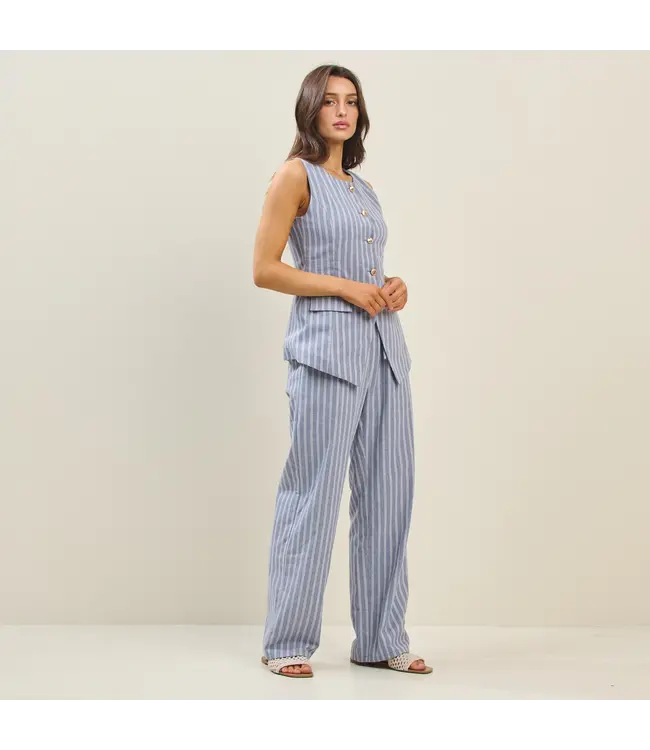 Amelia Striped Vest