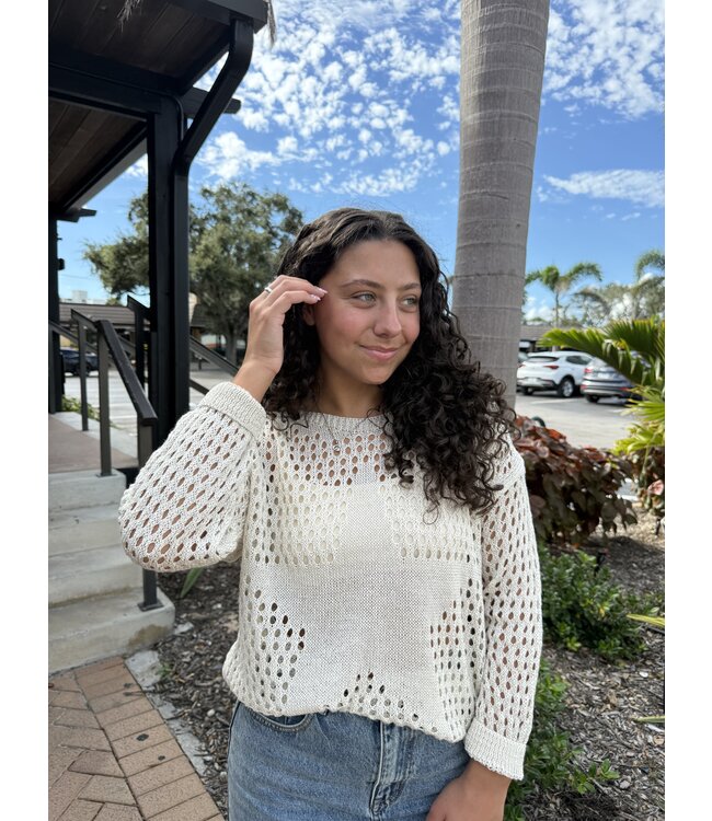 Cyrus Crochet Sweater