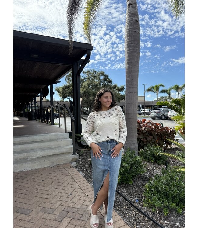 Cyrus Crochet Sweater