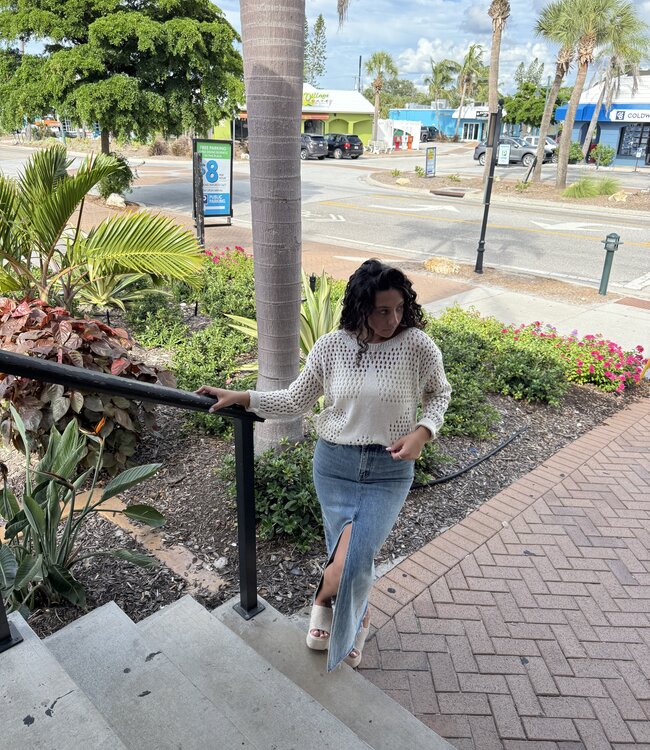 Cyrus Crochet Sweater