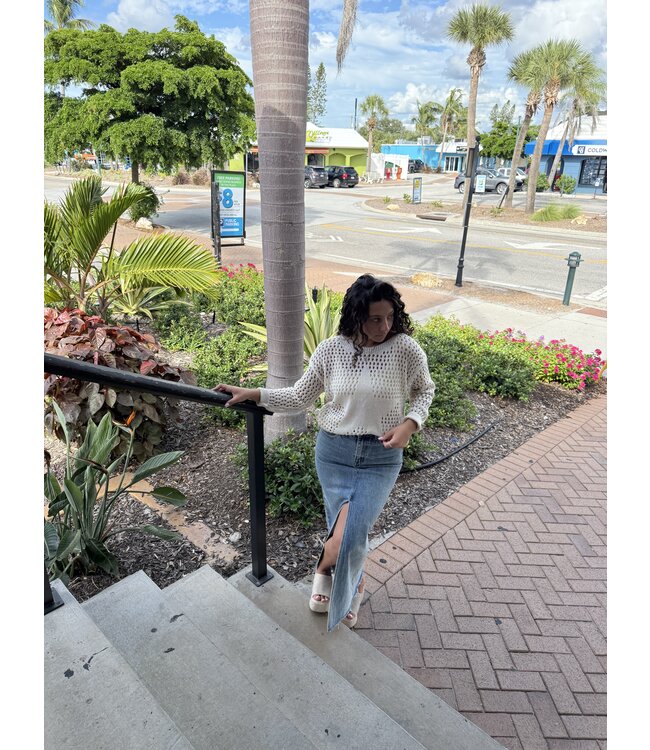 Cyrus Crochet Sweater