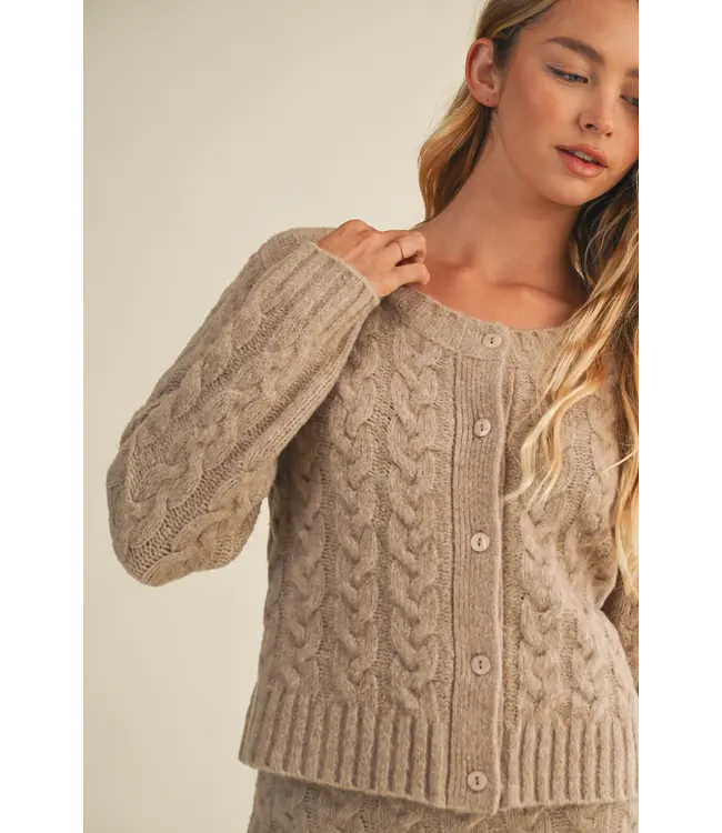 Annmarie Cable Knit Cardigan