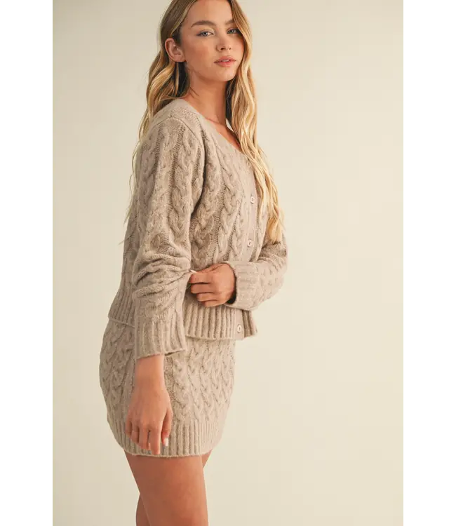 Annmarie Cable Knit Cardigan