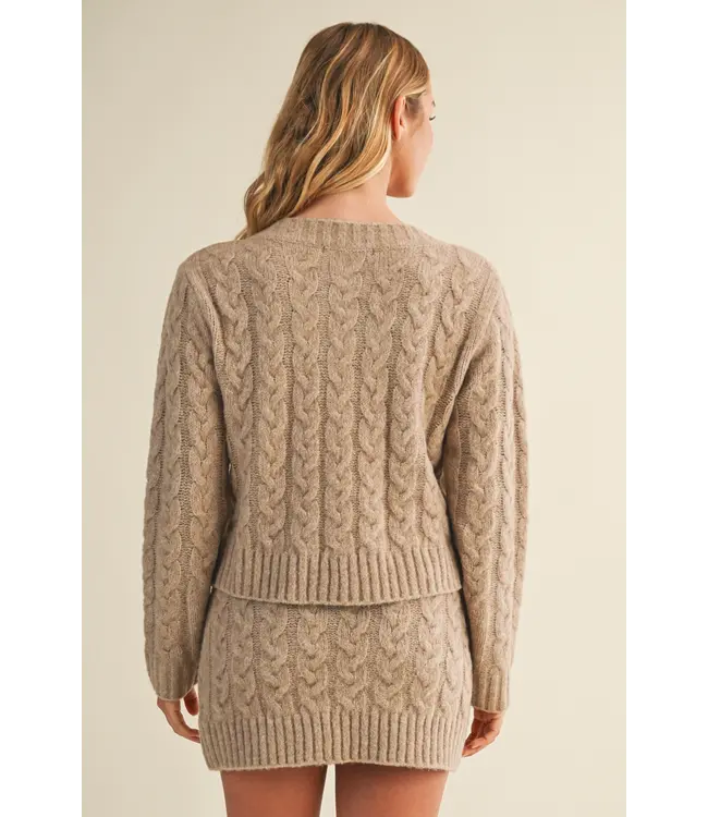 Annmarie Cable Knit Cardigan