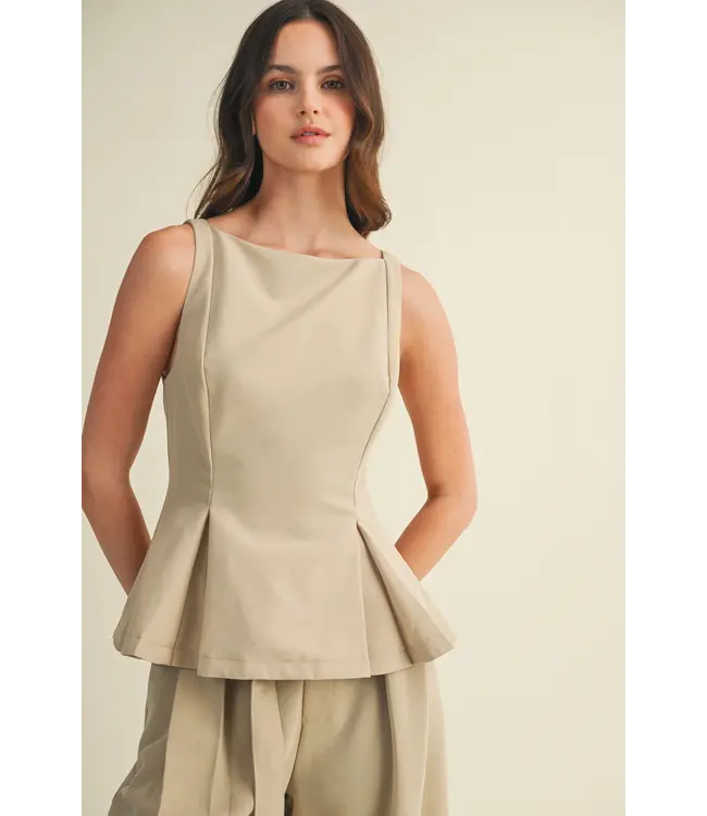 Greyson Peplum Tank