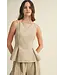 Greyson Peplum Tank