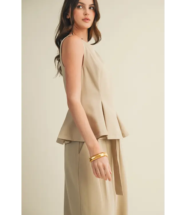 Greyson Peplum Tank