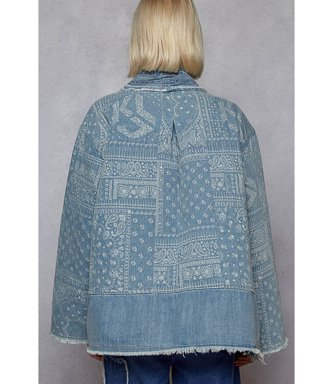 Paisley Pattern Woven Jacket