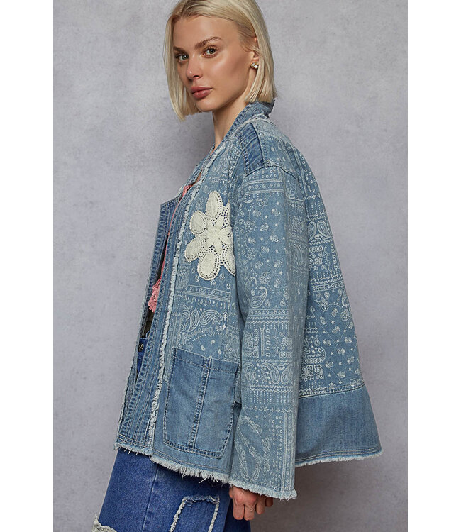 Paisley Pattern Woven Jacket