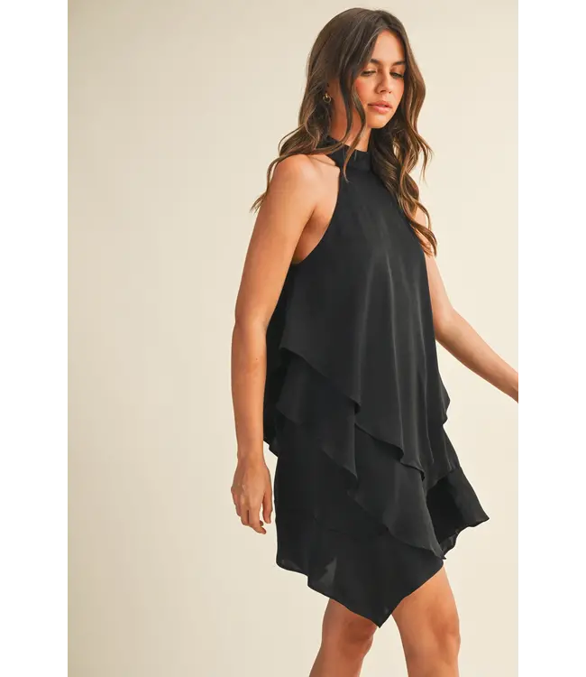 Abigail Layered Halter Dress