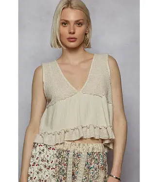 Seaside Babydoll Tank