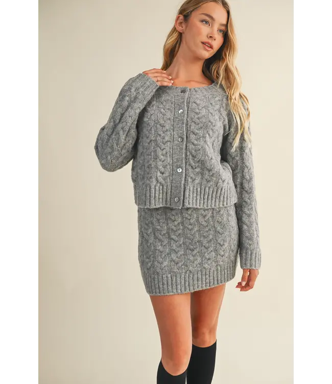 Annmarie Cable Knit Cardigan