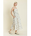 Jane Shirred Floral Midi Dress