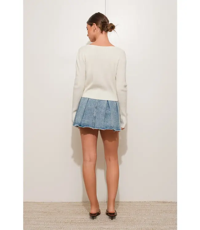 Lydia Ribbed Knit Top