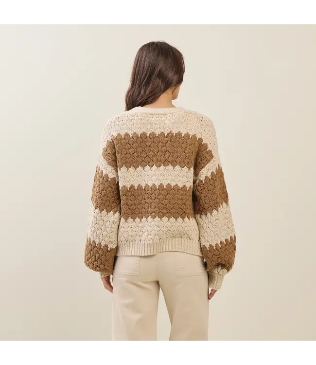 Sasha Stripe Chunky Sweater