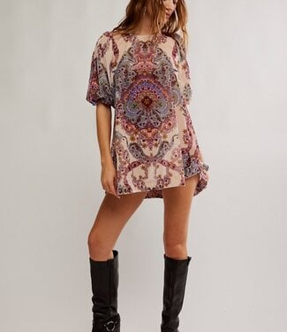 Free People Maye Printed Velvet