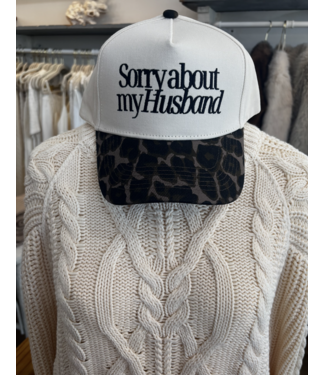 KENZKUSTOMZ Sorry About My Husband Trucker Hat