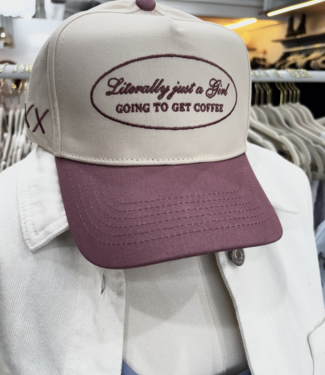 KENZKUSTOMZ Literally Just a Girl Vintage Trucker Hat