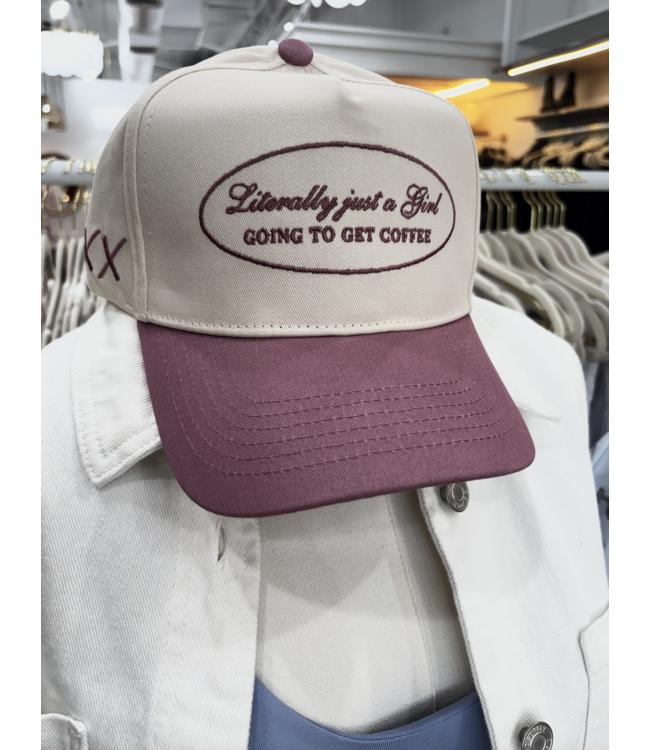 Literally Just a Girl Vintage Trucker Hat