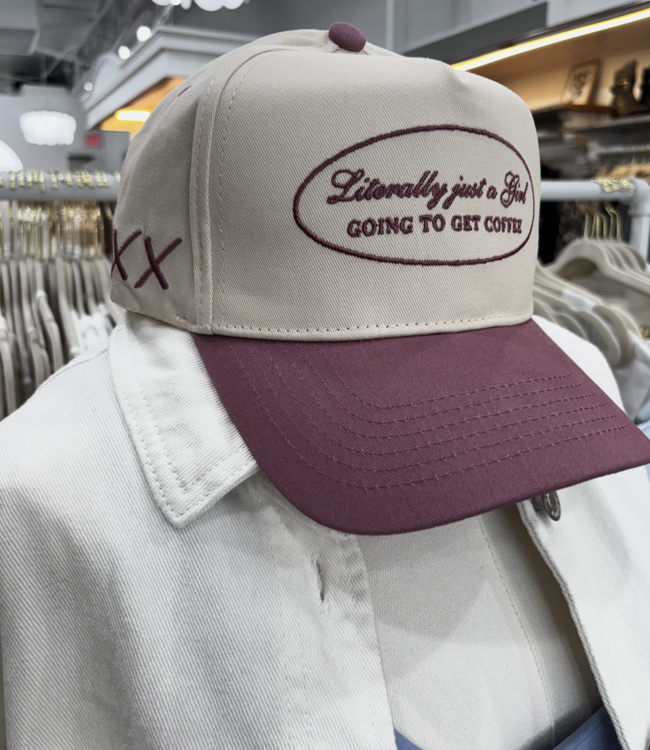 Literally Just a Girl Vintage Trucker Hat