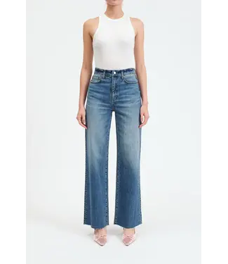 Daze Denim Far Out High Rise Wide Leg Jeans