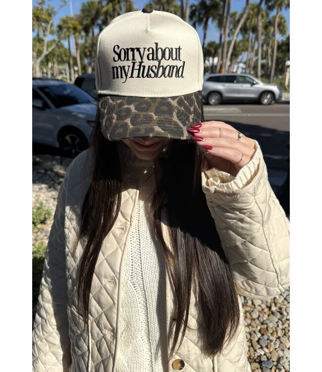 Sorry About My Husband Trucker Hat