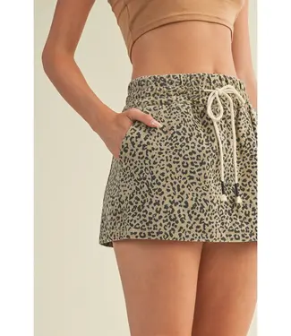 mustard seed Sage Mini Skirt