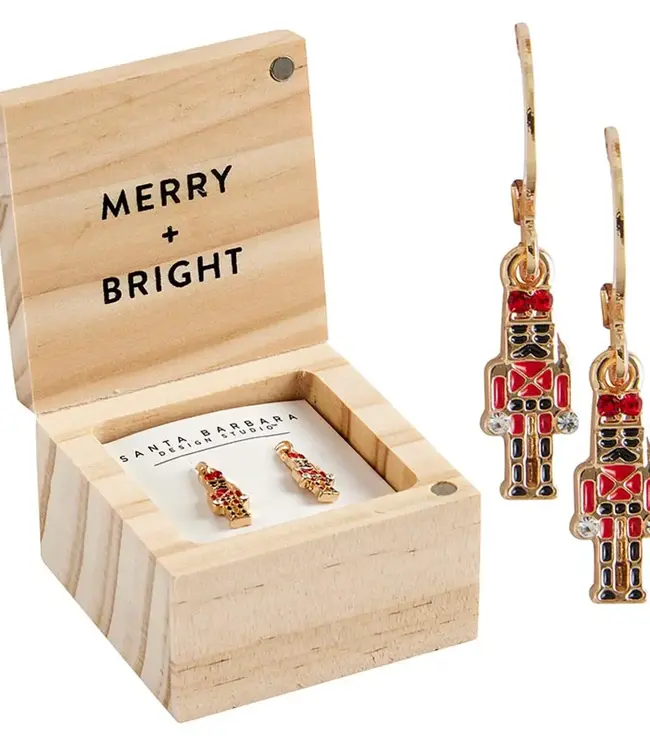 Treasure Box Holiday Earrings