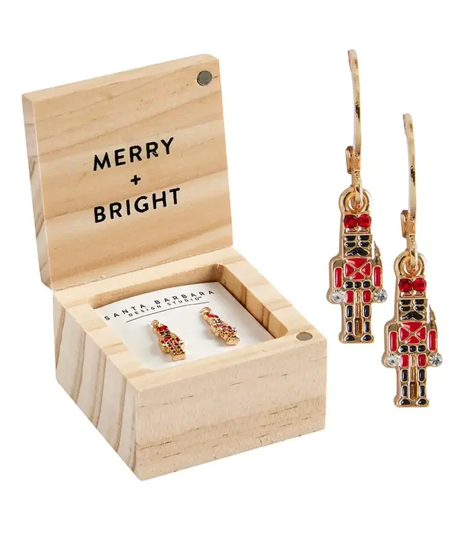 Treasure Box Holiday Earrings