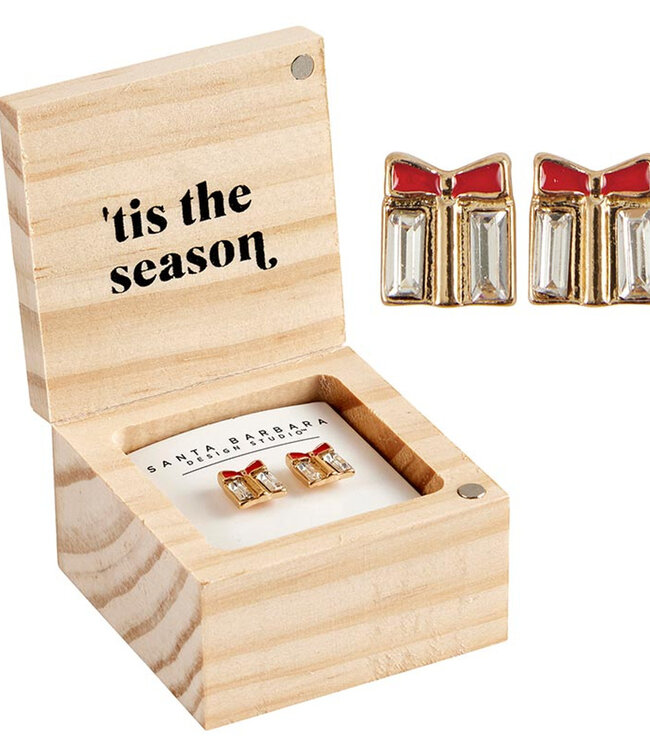 Treasure Box Holiday Earrings