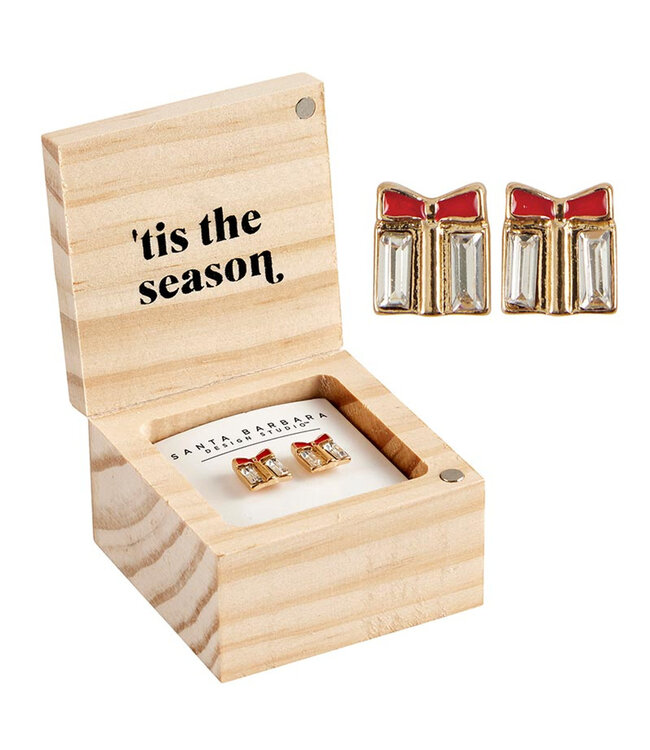 Treasure Box Holiday Earrings